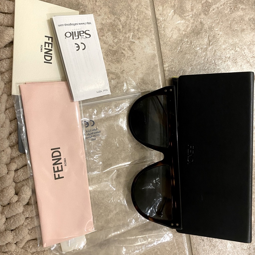 Brand new Fendi flat top  sunglasses never worn just tried on.
